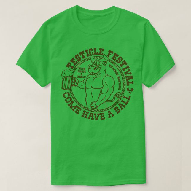 testicle festival T-Shirt (Design Front)
