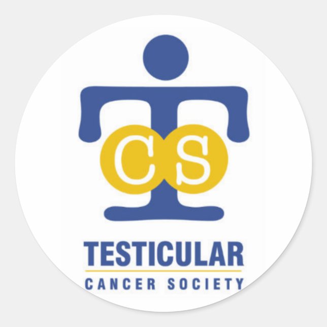 Testicular Cancer Society Stickers (Front)
