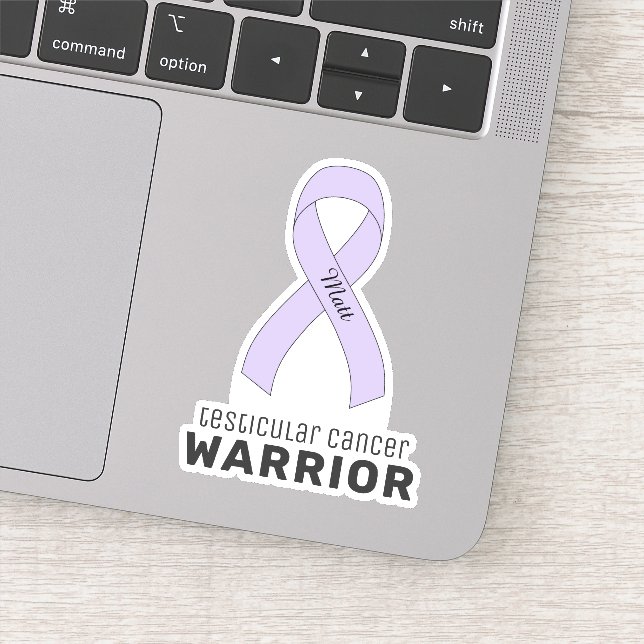 Testicular Cancer Vinyl Sticker (Detail)