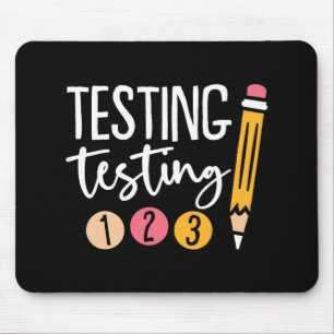 Testing 123 Cute Test Day 3 Mouse Pad