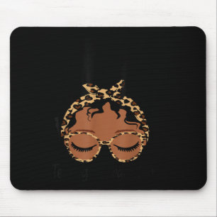 Testing Coordinator Shirt Funny Messy Bun Test Day Mouse Pad