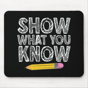Testing Day Art For Men Women Teacher Testing Test Mouse Pad