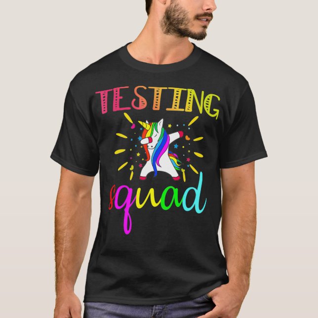 Testing squad Gift T shirt Funny School Professor  (Front)