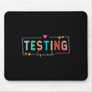 Testing Squad - Test Day 2024 Teacher Motivational Mouse Pad