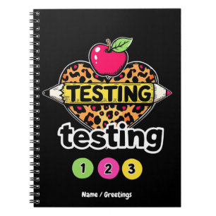 Testing Testing 123 Guide to Successful Test Day Notebook