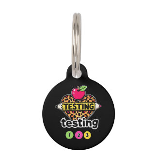 Testing Testing 123 Guide to Successful Test Day Pet Tag