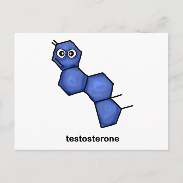 Testosterone Postcard (Front)