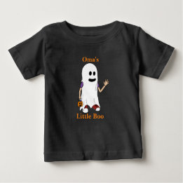 Teta's Little Boo Boy Trick or Treater Baby T-Shir T-Shirt