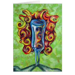 Tête bouclée de bouteille