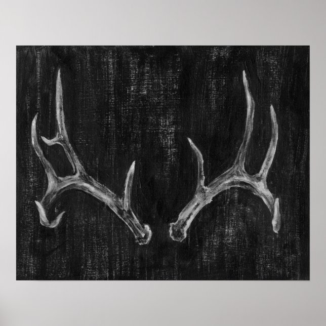 Tête d'animal de cerf rustique sur tableau de bord (Devant)