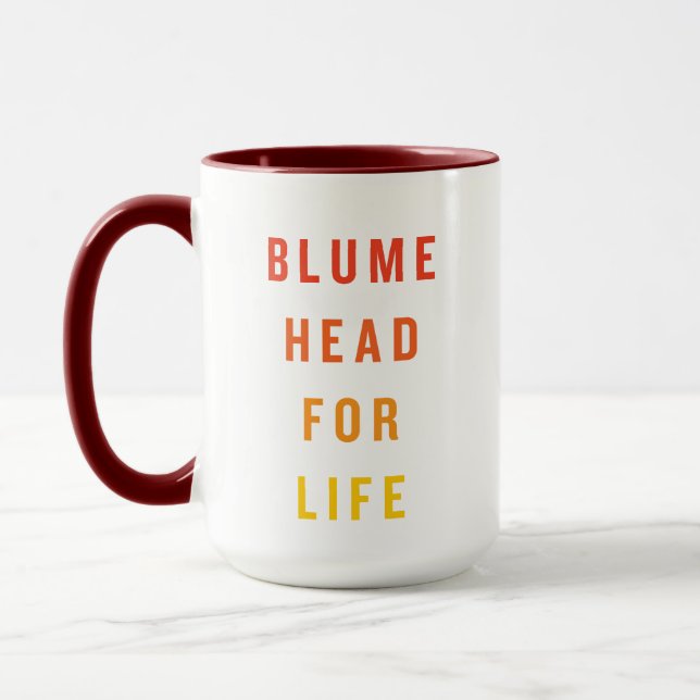 Tête de Blume pour la tasse de la vie (Gauche)