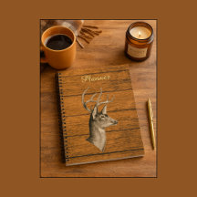 Tête de buck sur planificateur en grain de bois