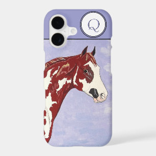 Tête de cheval Overo Paint américain