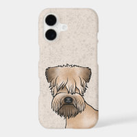 Tête de chien de dessin animé Terrier Irlandais à 