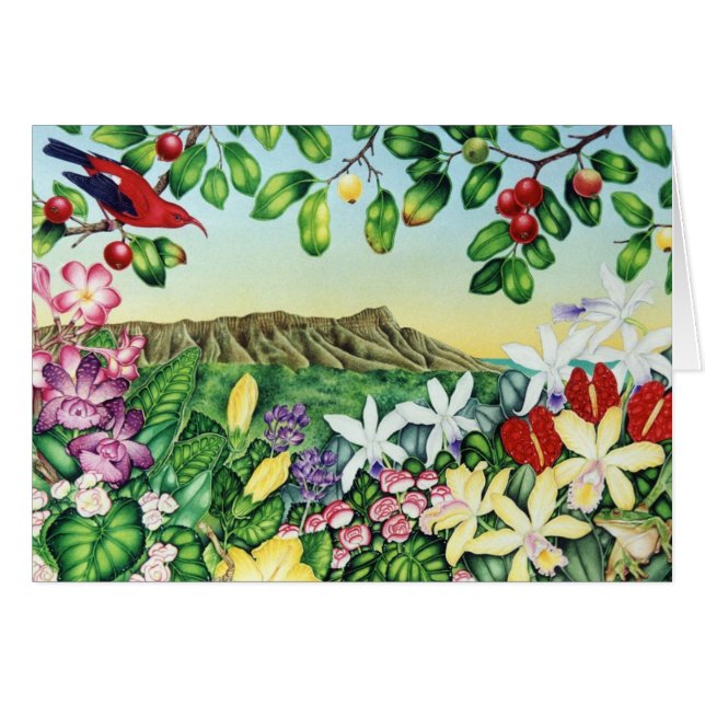 Tête de diamant d'Iiwi (Devant horizontal)