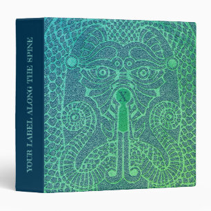 Tête de dragon personnalisable Classeur mousse/je