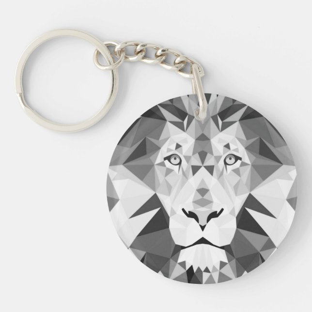 Tête de lion géométrique cool (Devant)