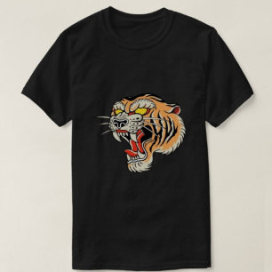 Tête de lion IMPRIMER Tshirts noirs pour hommes mo