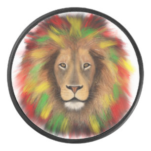 Tête de lion rasta rouge jaune vert dessin Jamaïqu