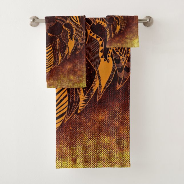 Tête de lion rustique (En situation)