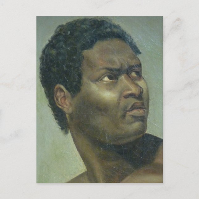 Tête de Nègre (Head of a Negro) by Gros Postcard (Front)