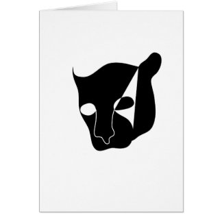tête de panthère noire