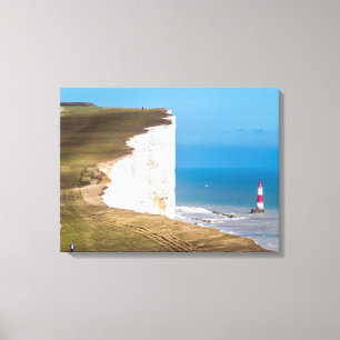 Tête de plage et impression de toile vue phare