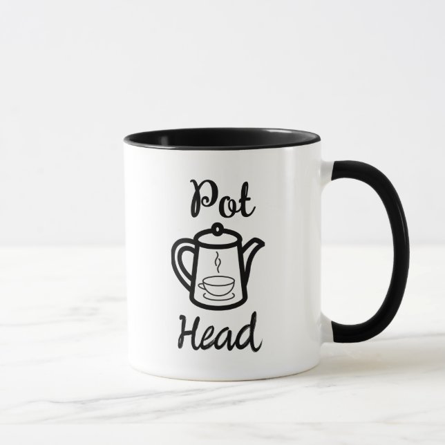 Tête de pot - Café Drôle café Combo Mug (Droite)