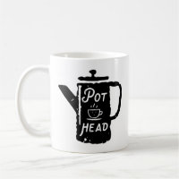 Tête de pot de café - Café amusant café Combo Mug