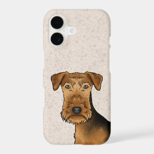 Tête de terrier d'Airedale Bingley Terrier Chien d