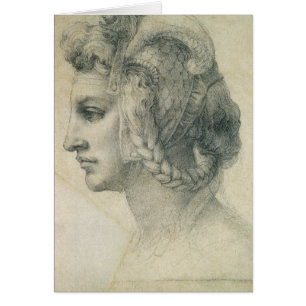 Tête idéale d'une femme de Michel-Ange