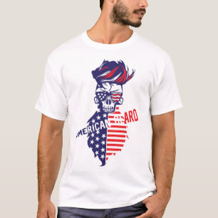 tete_mort_hipster_citation_barbu_american_beard_us T-Shirt