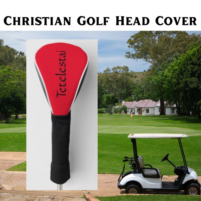 Tetelestai Red Christian  Golf Head Cover (Creator Uploaded)