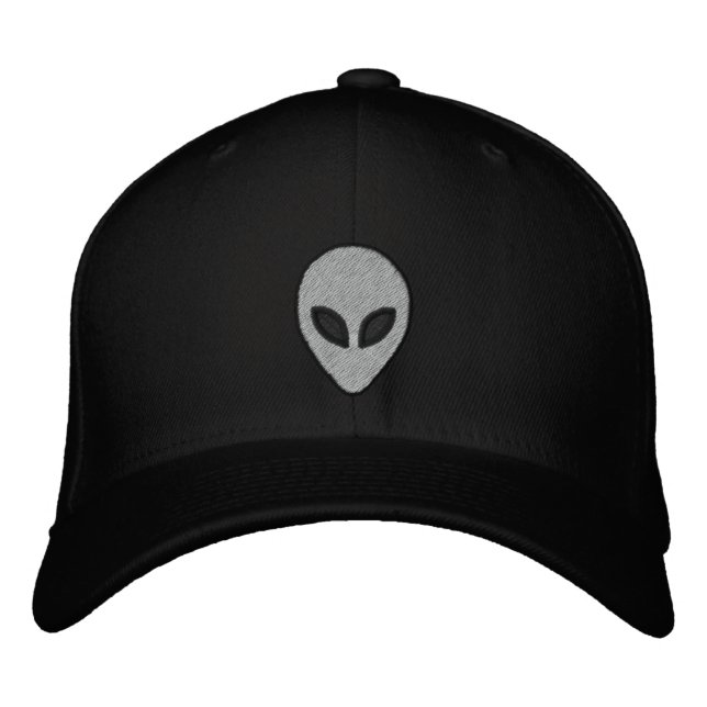 Têtes d'Alien casquette brodé (avant et arrière) (Devant)