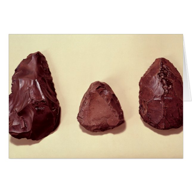 Têtes de hache de silex (Devant horizontal)