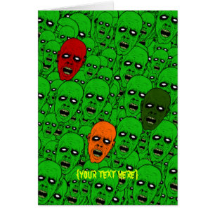 Têtes de zombies sans mort