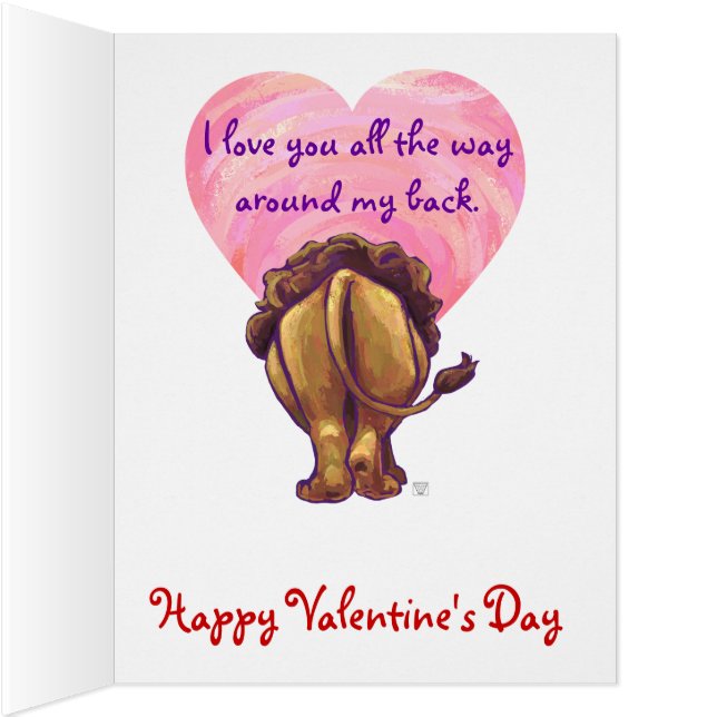 Têtes et Tails Lion en amour (Intérieur (Droite))