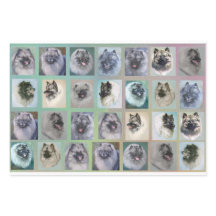 Têtes Kees enveloppant du papier