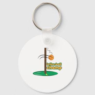 Tetherball Champ Keychain