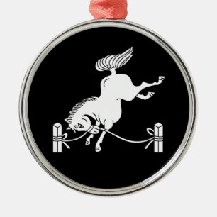 Tethered Soma horse Metal Ornament