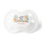 Aquarelle Safari Bébé Animaux rose