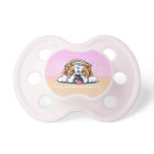 Bulldog étant adorable rose off-Leash Art™