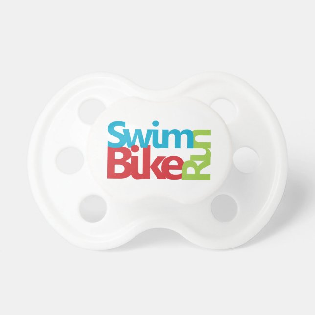 Tétine Cool de triathlon et conception unique (Devant)