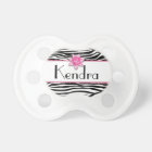 Copie florale rose de zèbre