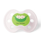 Cosses de pois jumelles (personnalisables)