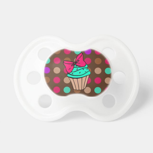 Tétine de petit gâteau de Polkadot (Devant)