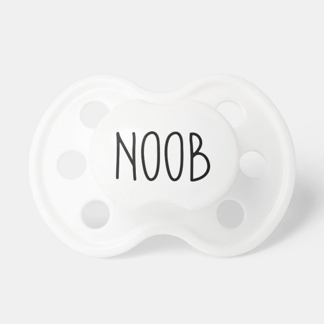 Tétine infantile de "Noob" (Devant)