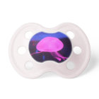 Méduses fluorescentes roses