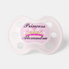 Princesse rose Personalized Pacifier