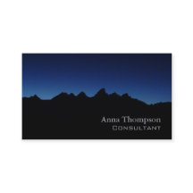 Teton blue business card